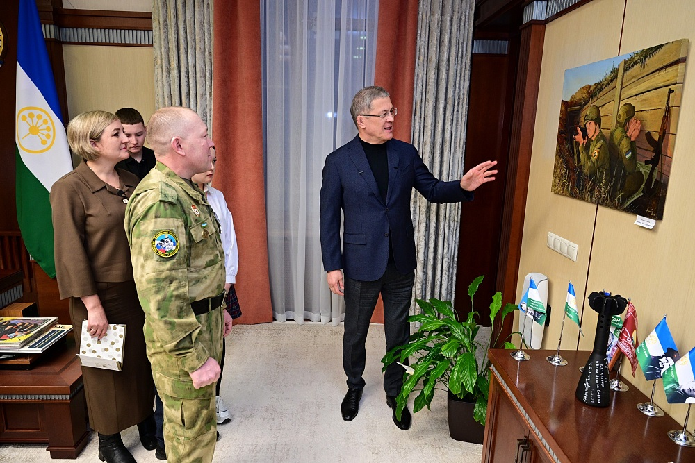 Башҡортостан Башлығында – ҡунаҡта