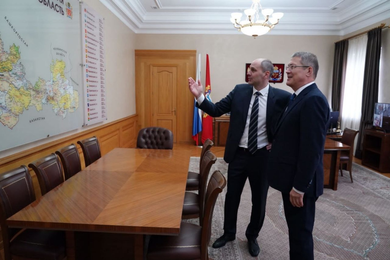 Радий Хабиров провел встречу с губернатором Оренбургской области Денисом Паслером