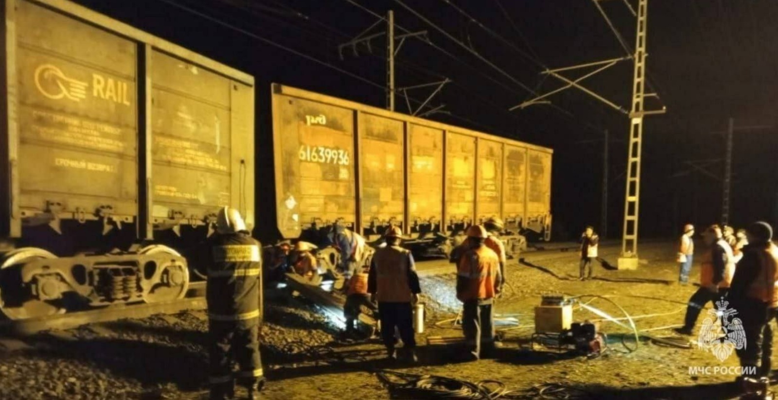 В Башкирии поезд сошел с рельсов
