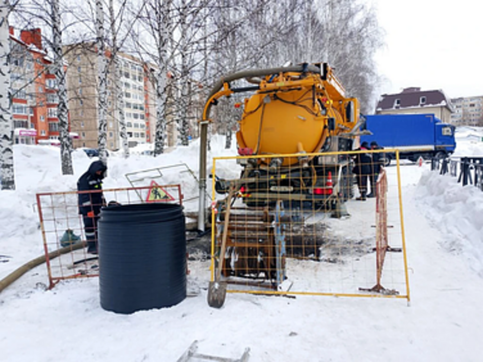 В Нефтекамске продолжается обновление сети коммуникаций