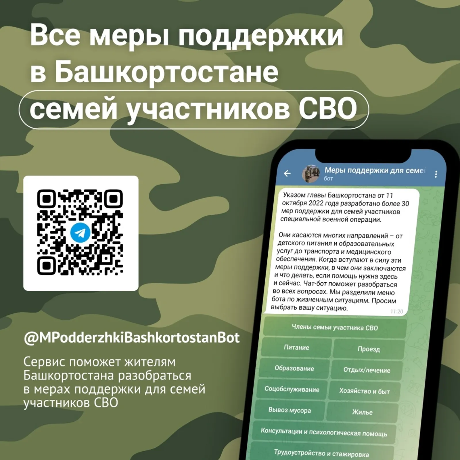 В Башкортостане развиваются электронные сервисы поддержки участников СВО