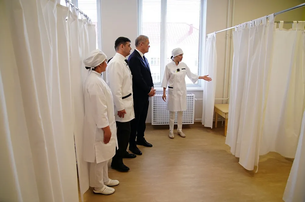 В селе Аскарово в Башкирии открылась новая детская поликлиника