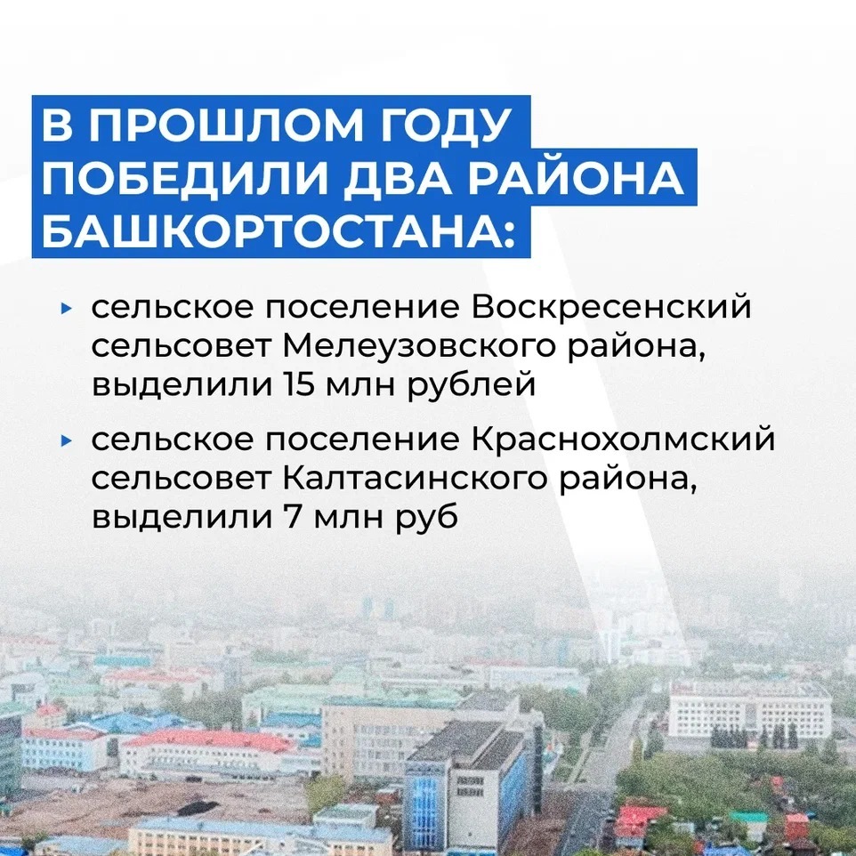 В Башкирии определили победителей конкурса «Лучшая муниципальная практика»