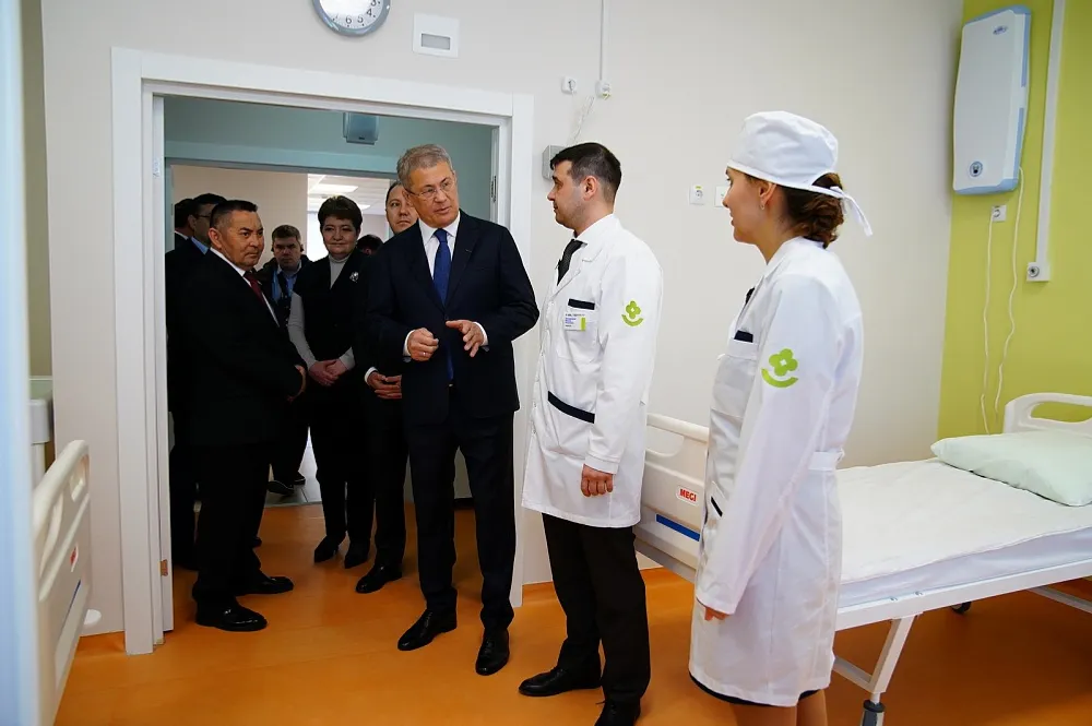 В селе Аскарово в Башкирии открылась новая детская поликлиника