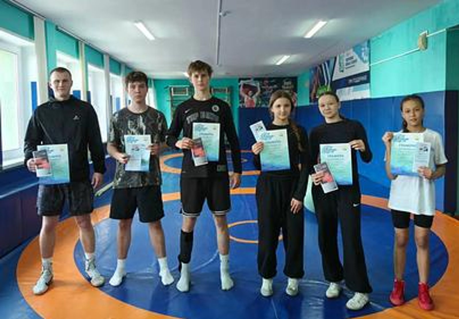 В селе Архангельском районе прошёл турнир по мас-рестлингу